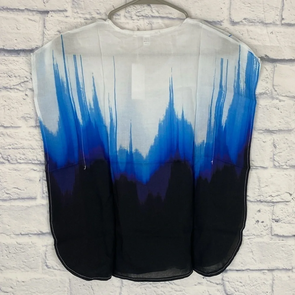 Stella Cove Dipped blue dip dye coverup NWT